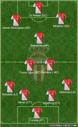 AS Monaco FC Formation 2014