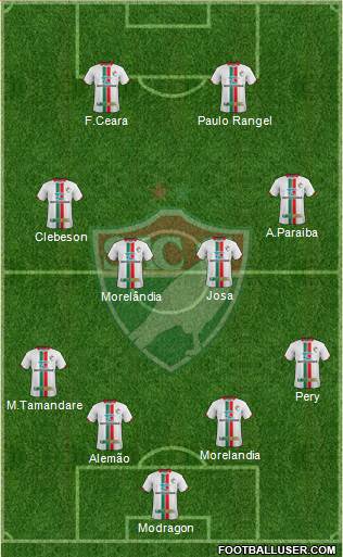 Salgueiro AC Formation 2014
