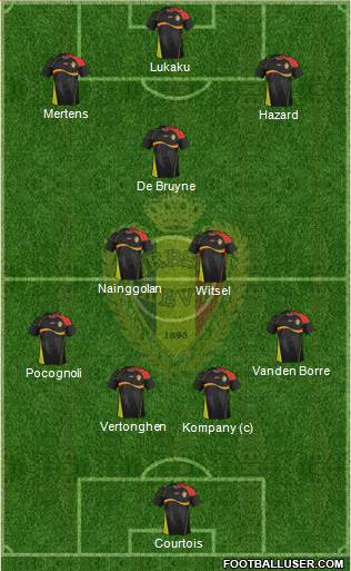 Belgium Formation 2014