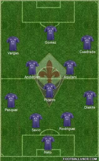 Fiorentina Formation 2014
