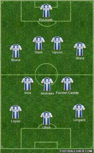Brighton and Hove Albion Formation 2014