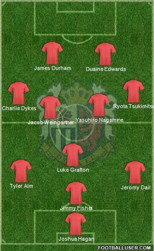 Cerezo Osaka Formation 2014