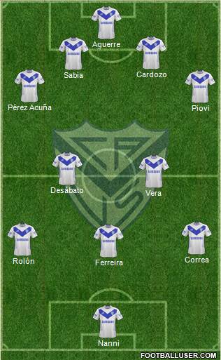 Vélez Sarsfield Formation 2014