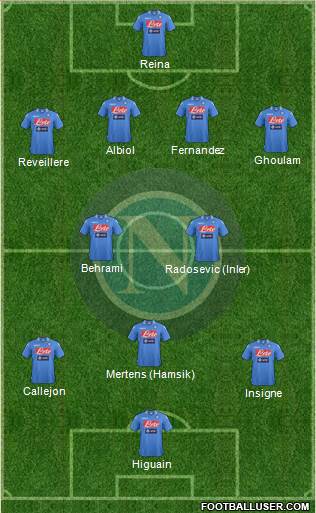 Napoli Formation 2014