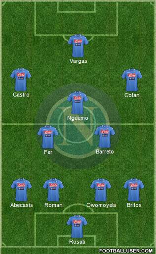Napoli Formation 2014