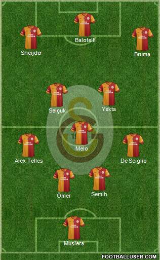 Galatasaray SK Formation 2014