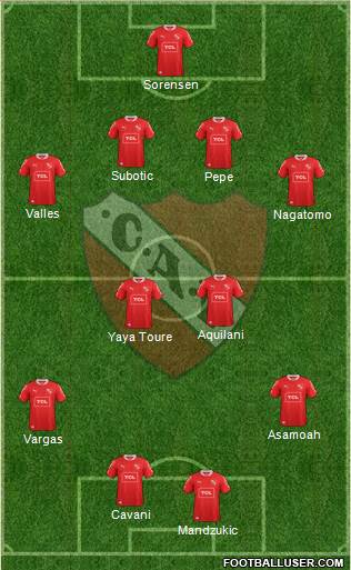 Independiente Formation 2014