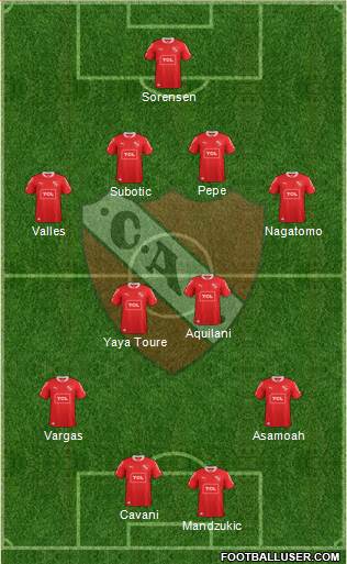 Independiente Formation 2014