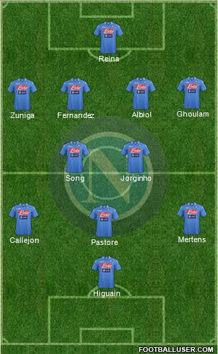 Napoli Formation 2014