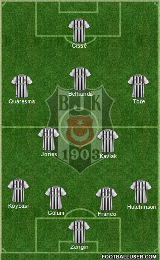 Besiktas JK Formation 2014