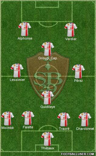 Stade Brestois 29 Formation 2014