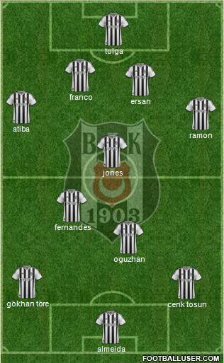 Besiktas JK Formation 2014
