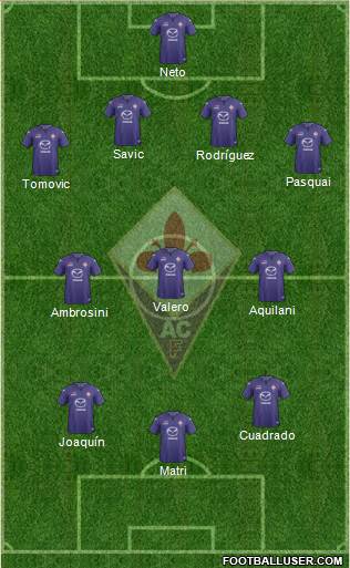 Fiorentina Formation 2014