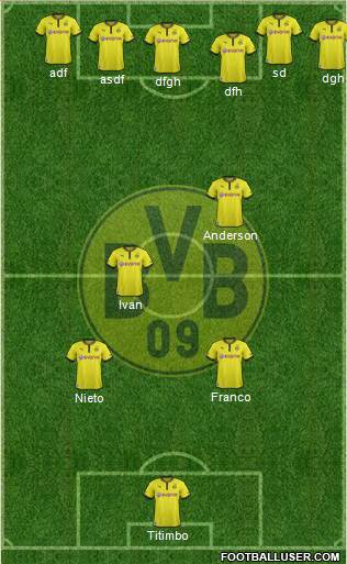Borussia Dortmund Formation 2014