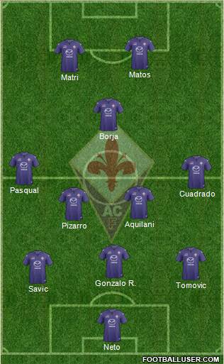 Fiorentina Formation 2014