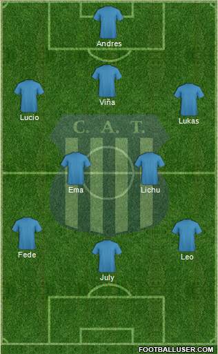 Talleres de Córdoba Formation 2014