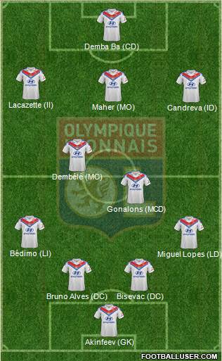 Olympique Lyonnais Formation 2014