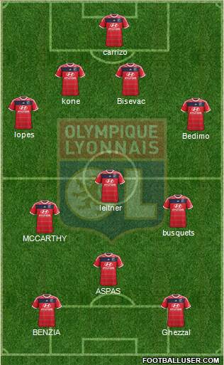 Olympique Lyonnais Formation 2014