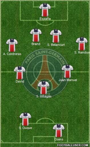 Paris Saint-Germain Formation 2014