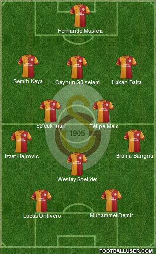 Galatasaray SK Formation 2014