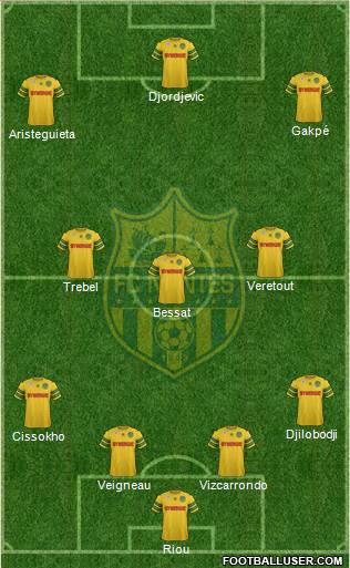 FC Nantes Formation 2014