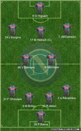 Napoli Formation 2014
