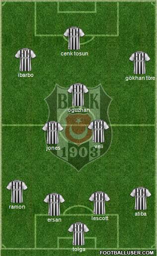 Besiktas JK Formation 2014
