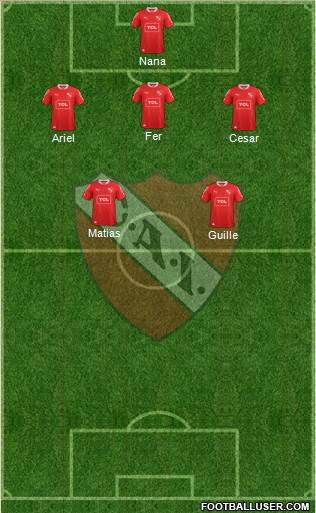 Independiente Formation 2014