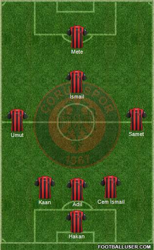 Çorumspor Formation 2014