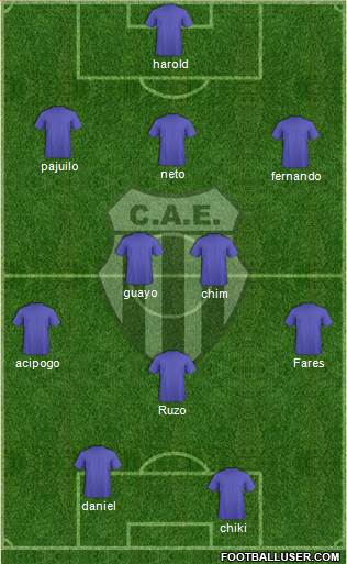 Estudiantes de Buenos Aires Formation 2014