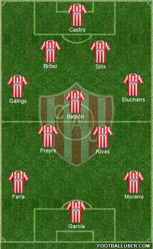 Unión de Santa Fe Formation 2014