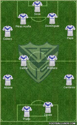 Vélez Sarsfield Formation 2014