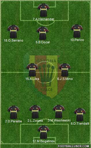 Korona Kielce Formation 2014
