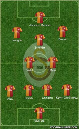 Galatasaray SK Formation 2014
