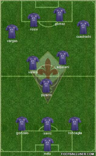 Fiorentina Formation 2014