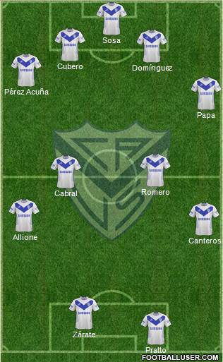 Vélez Sarsfield Formation 2014