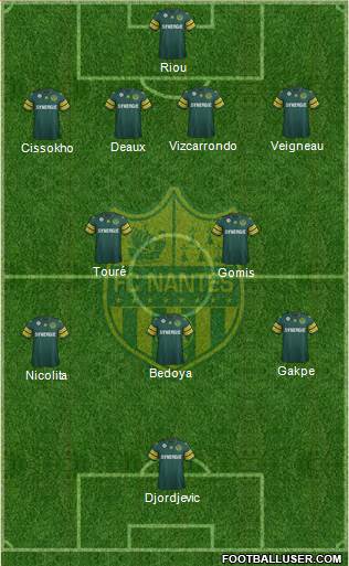 FC Nantes Formation 2014