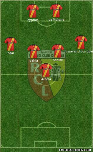 Racing Club de Lens Formation 2014