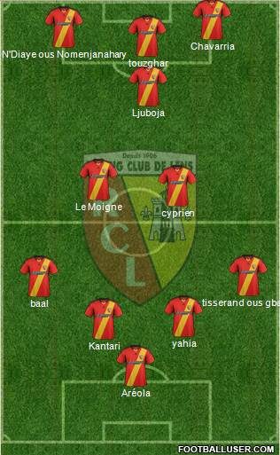 Racing Club de Lens Formation 2014