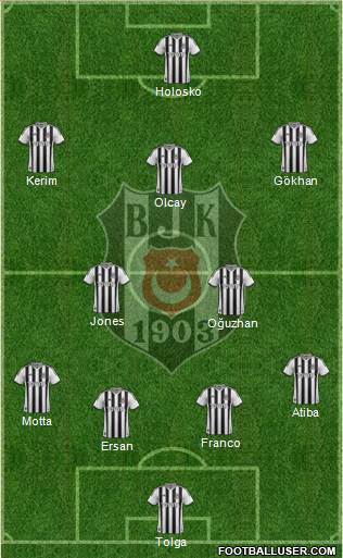 Besiktas JK Formation 2014