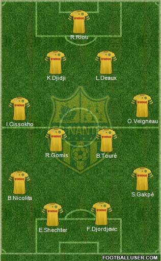FC Nantes Formation 2014