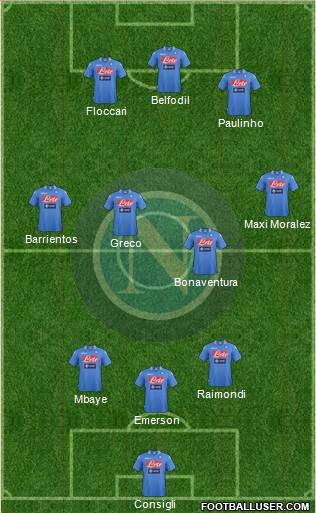Napoli Formation 2014