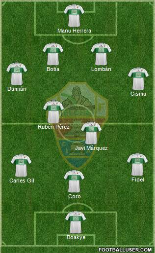 Elche C.F., S.A.D. Formation 2014