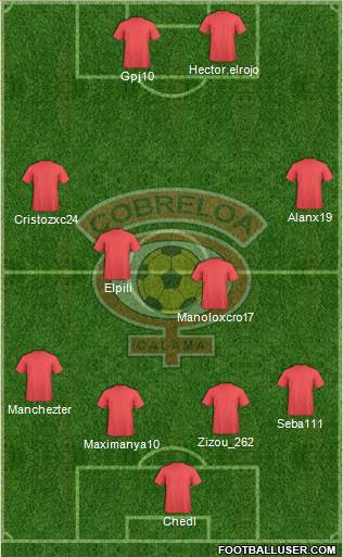 CD Cobreloa S.A.D.P. Formation 2014