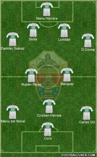 Elche C.F., S.A.D. Formation 2014