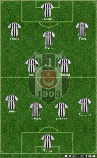 Besiktas JK Formation 2014