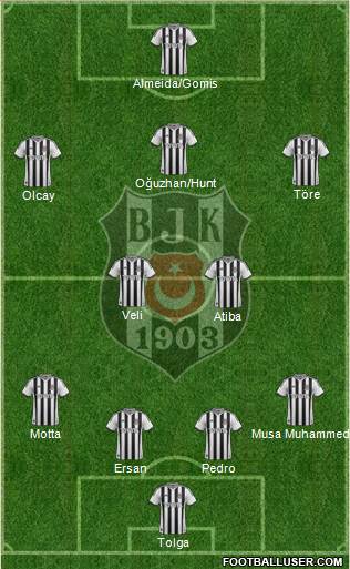 Besiktas JK Formation 2014