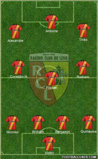 Racing Club de Lens Formation 2014