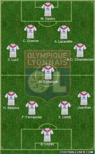 Olympique Lyonnais Formation 2014