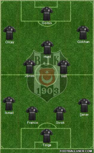Besiktas JK Formation 2014